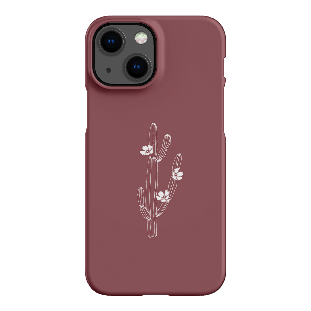 Cactus Flower Printed Phone Cases iPhone 13 Mini / Snap by Typoflora - The Dairy