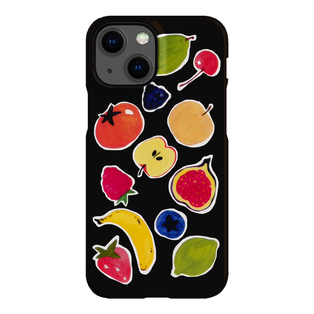 Fruit Stickers Printed Phone Cases iPhone 13 Mini / Snap by Studio Bon - The Dairy