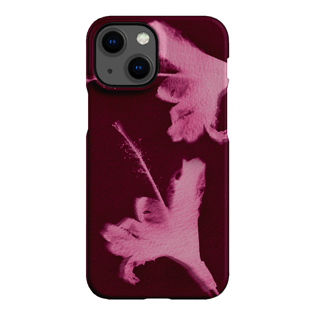 Hibiscus Glow Printed Phone Cases iPhone 13 Mini / Snap by Sally Hungerford - The Dairy