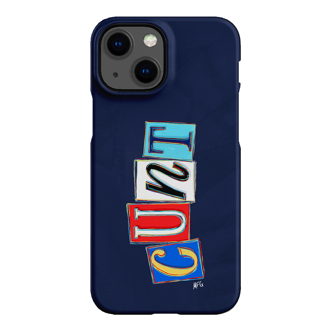 Lil Cnts Blue Printed Phone Cases iPhone 13 Mini / Snap by Margarbs Art - The Dairy
