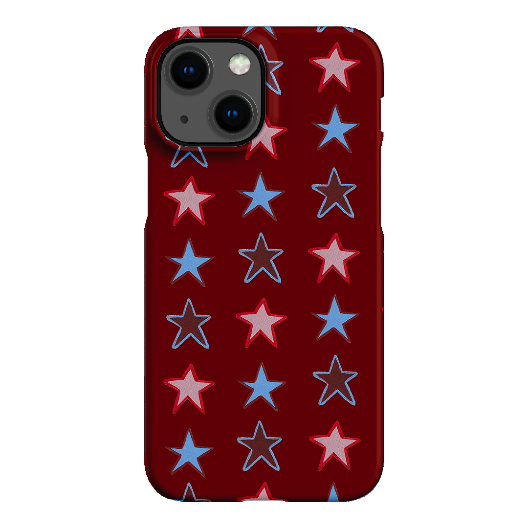 Lucky Stars Rouge Printed Phone Cases iPhone 13 Mini / Snap by BG. Studio - The Dairy