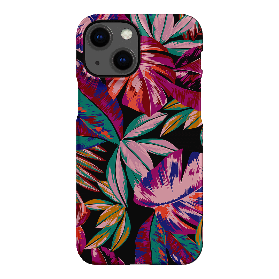 Midnight Palm Printed Phone Cases iPhone 13 Mini / Snap by Charlie Taylor - The Dairy