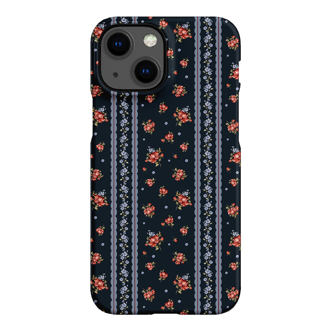 Midnight Stripe Printed Phone Cases iPhone 13 Mini / Snap by Kasiags Art - The Dairy