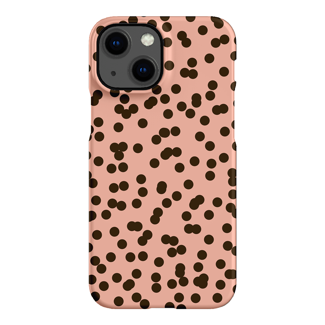 Mini Confetti Pink Chocolate Printed Phone Cases iPhone 13 Mini / Snap by Veronica Tucker - The Dairy