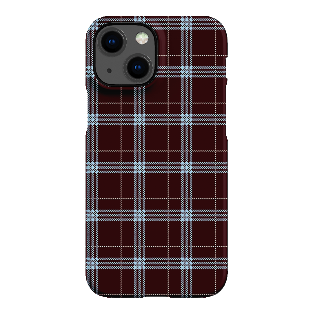 Mocha Plaid Printed Phone Cases iPhone 13 Mini / Snap by The Dairy - The Dairy