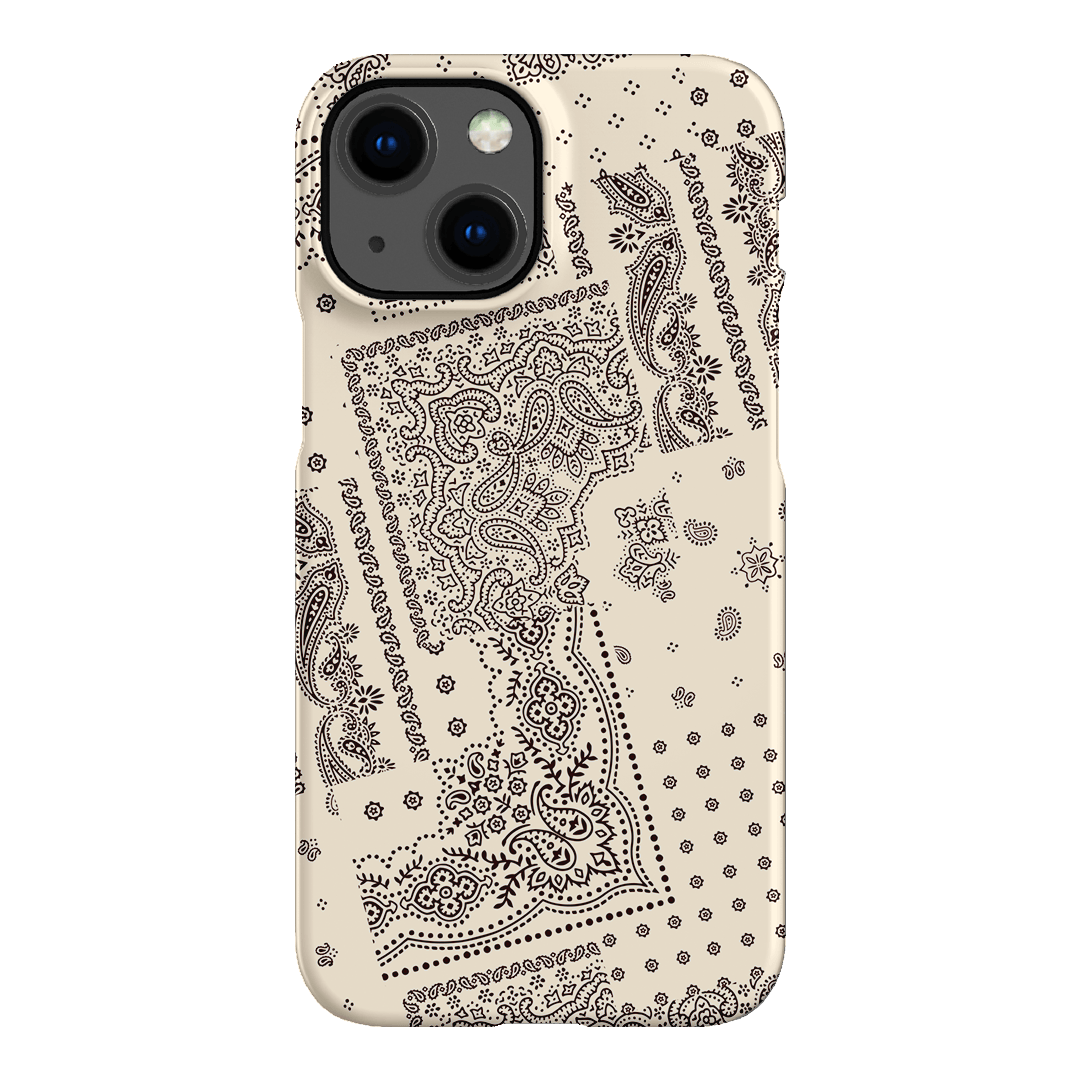 Paisley Ecru Printed Phone Cases iPhone 13 Mini / Snap by The Dairy - The Dairy