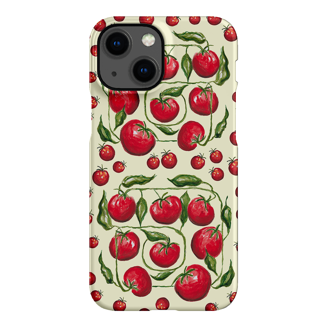 Red Tomatoes Printed Phone Cases iPhone 13 Mini / Snap by BG. Studio - The Dairy
