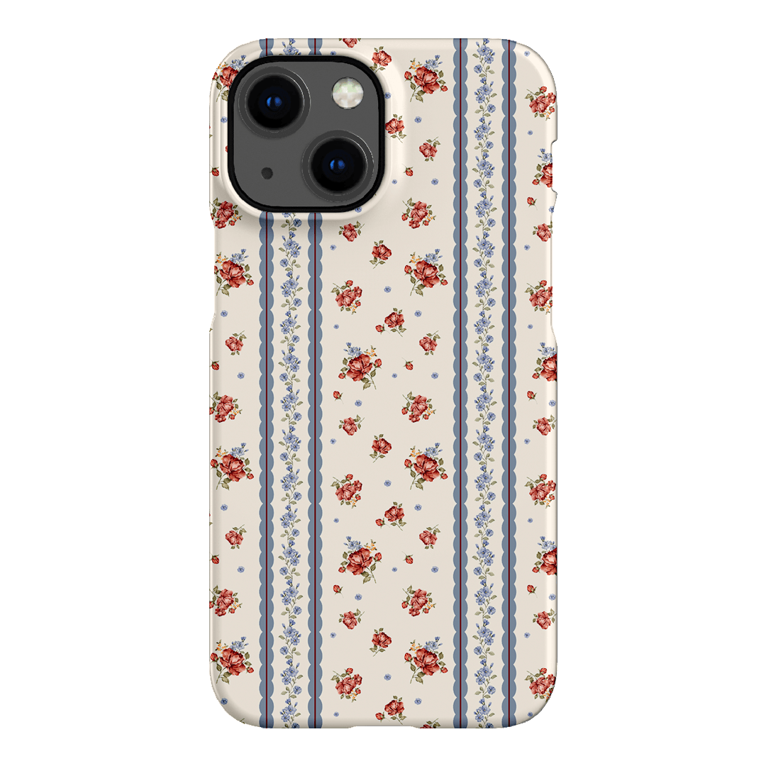 Rose Stripe Printed Phone Cases iPhone 13 Mini / Snap by Kasiags Art - The Dairy