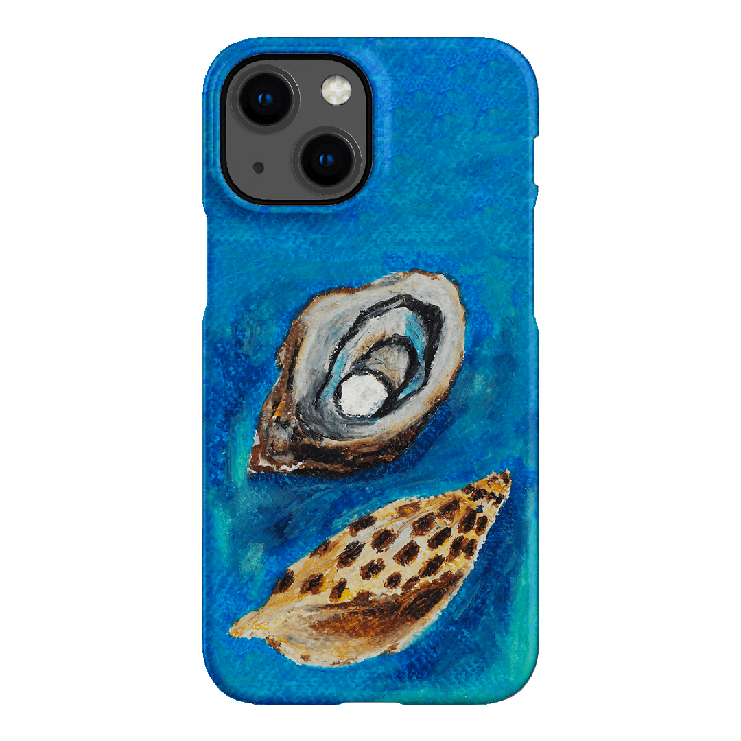 Sea Shells Printed Phone Cases iPhone 13 Mini / Snap by Lisa Hu - The Dairy