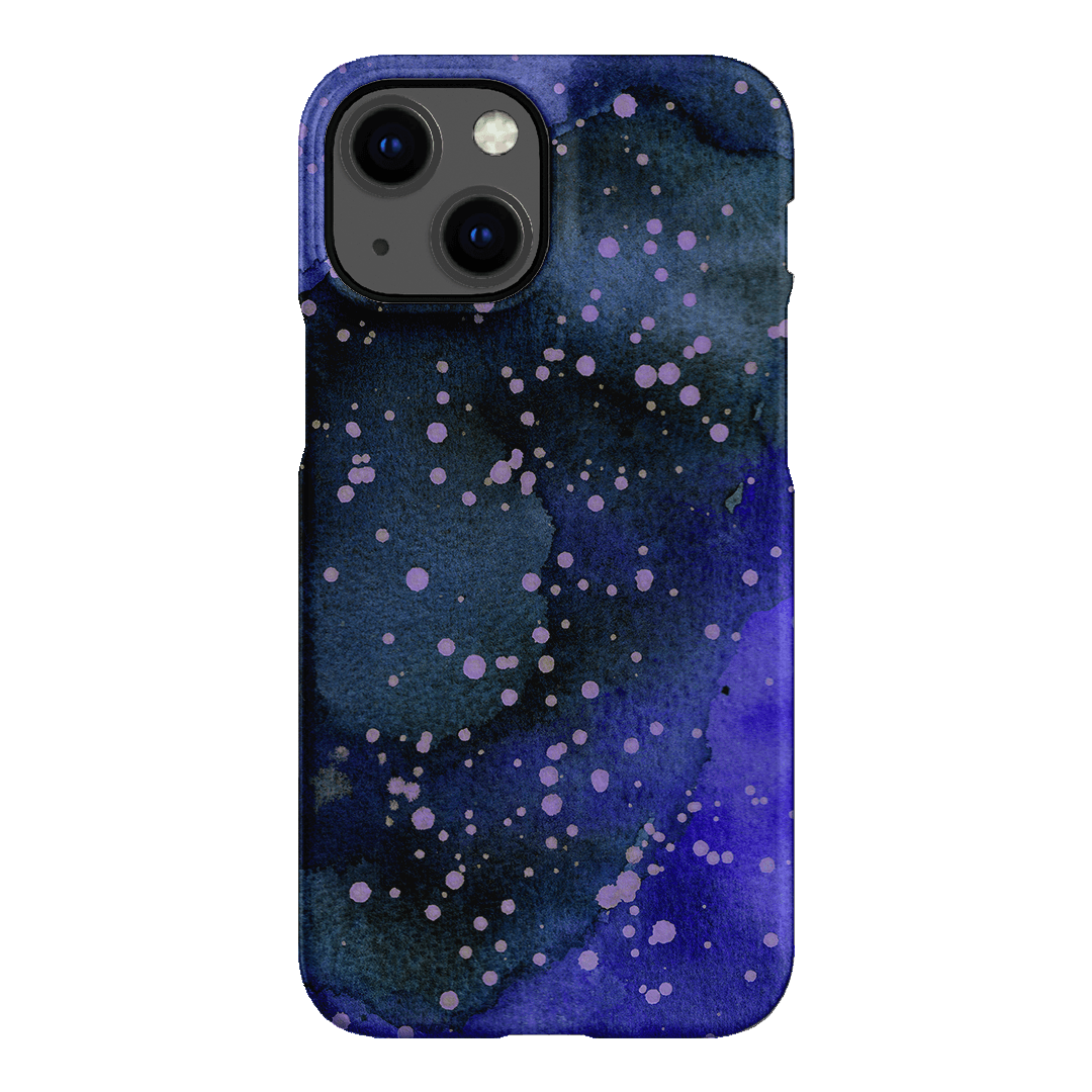 Spotty Navy Printed Phone Cases iPhone 13 Mini / Snap by The Dairy - The Dairy