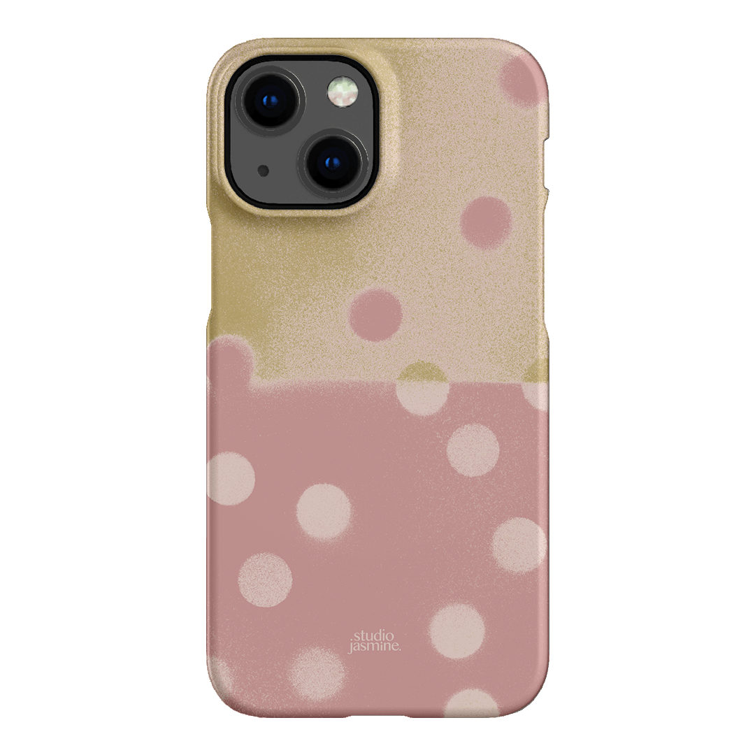 Strawberry Polka Dot Printed Phone Cases iPhone 13 Mini / Snap by Jasmine Dowling - The Dairy