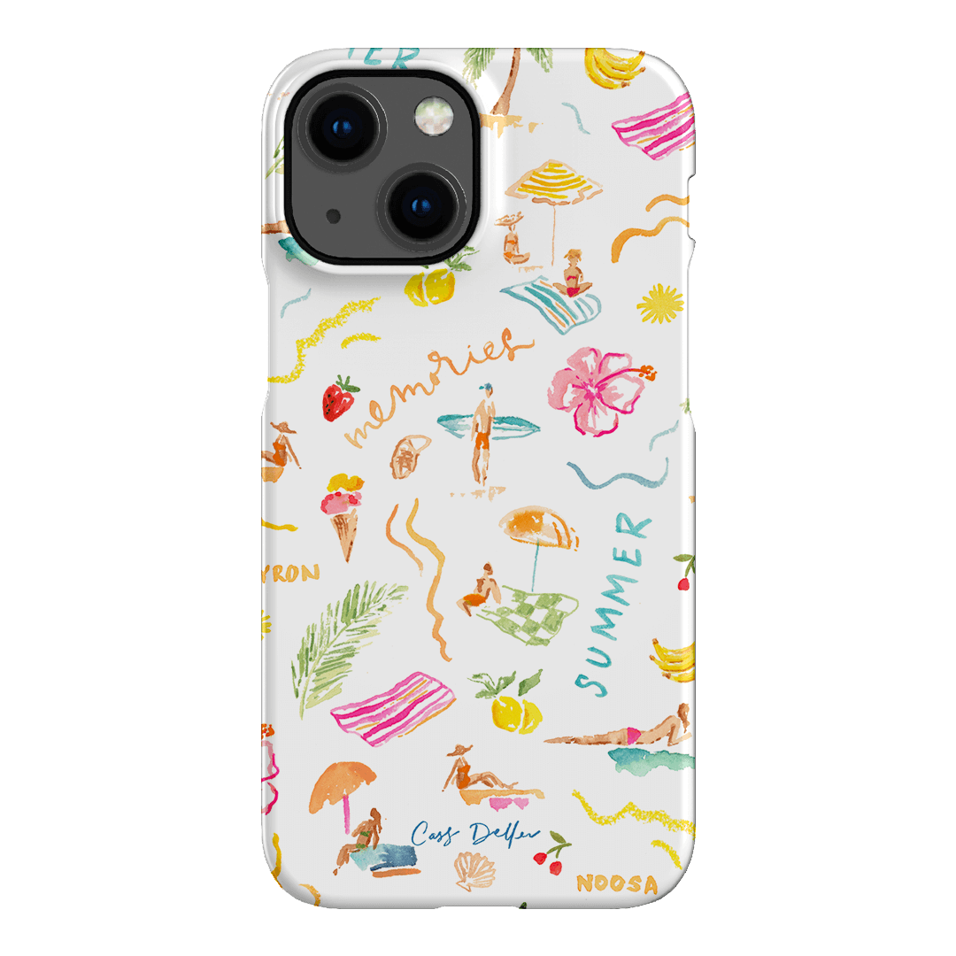 Summer Memories Printed Phone Cases iPhone 13 Mini / Snap by Cass Deller - The Dairy
