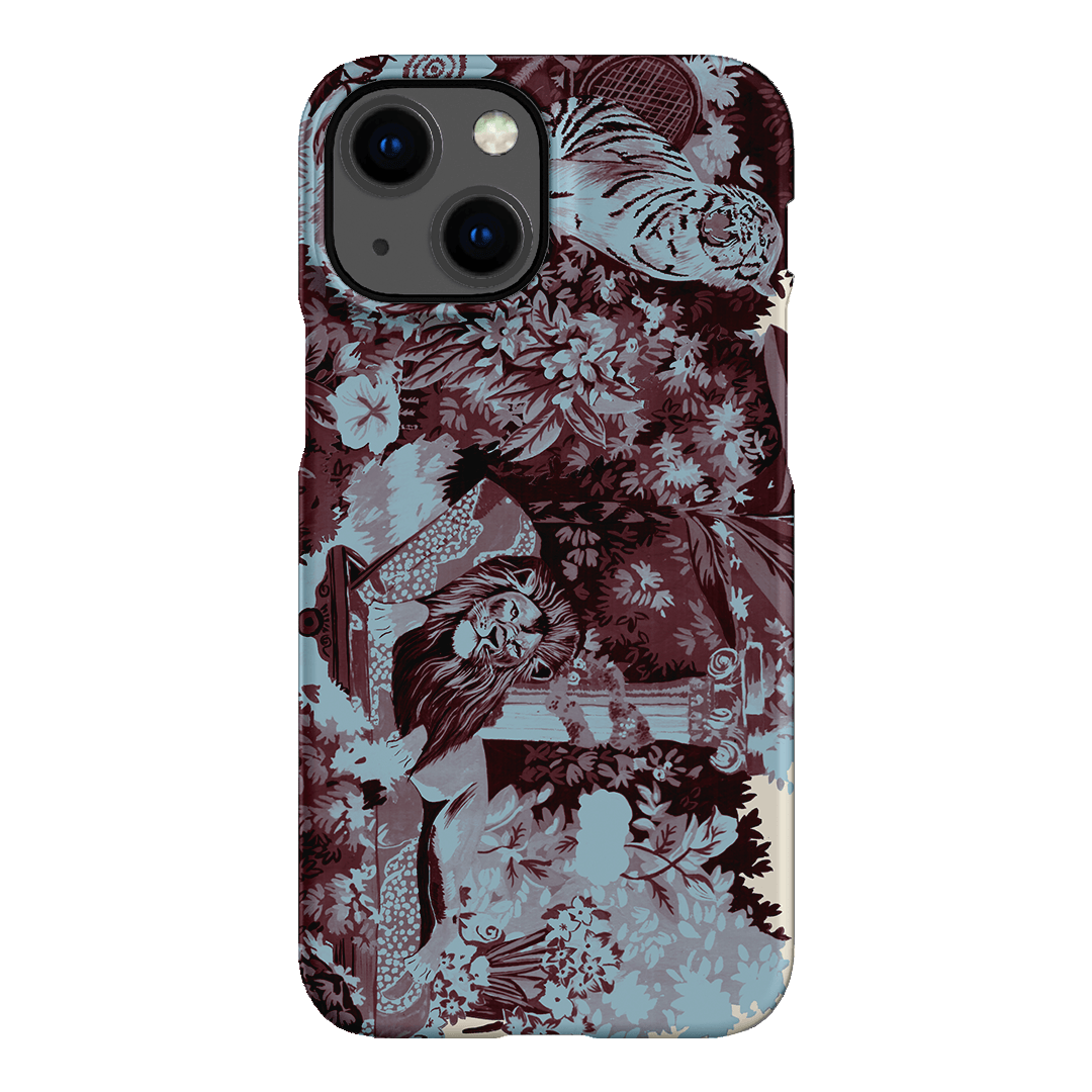 Tippi Blue Printed Phone Cases iPhone 13 Mini / Snap by Desmond & Dempsey - The Dairy