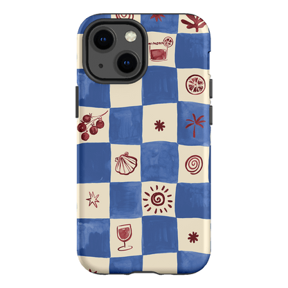 Afternoon Mezze Cornflower Printed Phone Cases iPhone 13 Mini / Armoured by Charlie Taylor - The Dairy