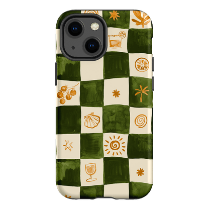 Afternoon Mezze Printed Phone Cases iPhone 13 Mini / Armoured by Charlie Taylor - The Dairy