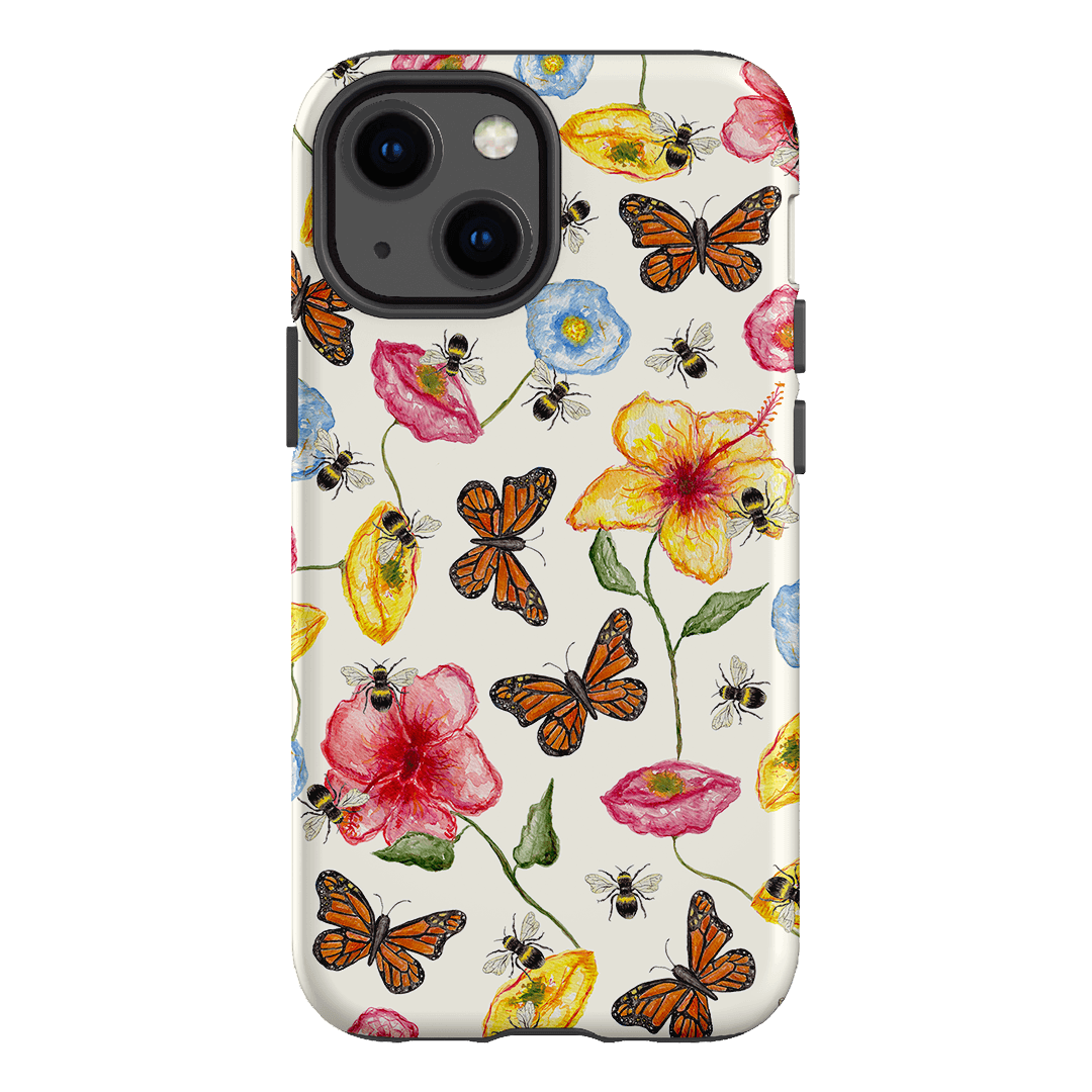 Butterflies & Bees Printed Phone Cases iPhone 13 Mini / Armoured by BG. Studio - The Dairy