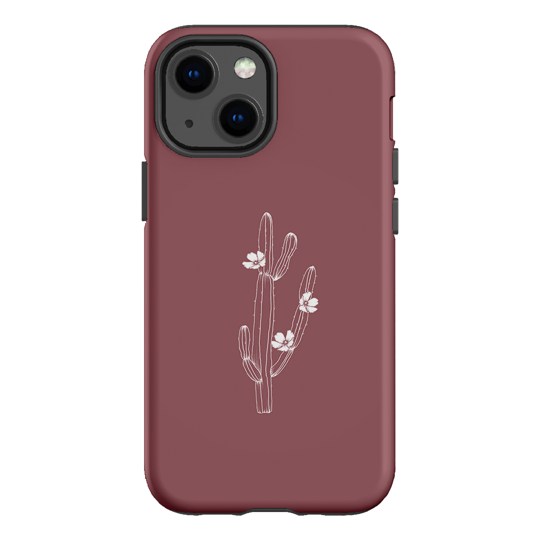Cactus Flower Printed Phone Cases iPhone 13 Mini / Armoured by Typoflora - The Dairy