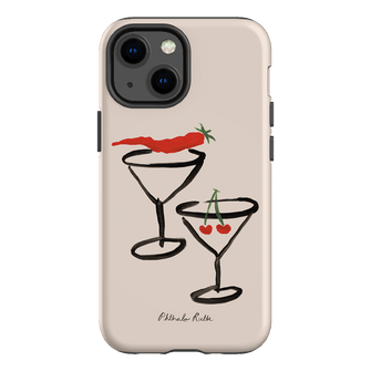 Chili Cherry Printed Phone Cases iPhone 13 Mini / Armoured by Phthalo Ruth - The Dairy
