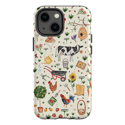 Farm Stay Printed Phone Cases iPhone 13 Mini / Armoured by BG. Studio - The Dairy