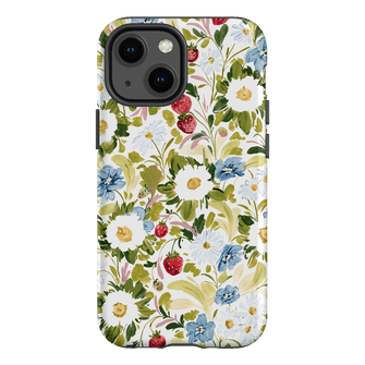 Garden Strawberries Printed Phone Cases iPhone 13 Mini / Armoured by Ellie Mae - The Dairy