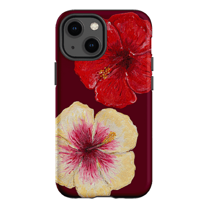Hibiscus Flower Printed Phone Cases iPhone 13 Mini / Armoured by BG. Studio - The Dairy