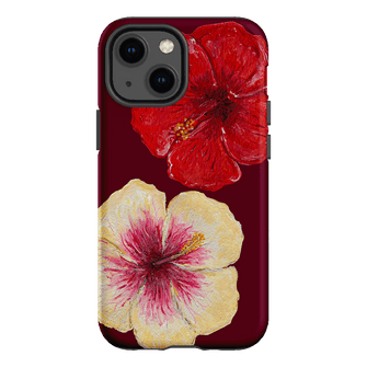 Hibiscus Flower Printed Phone Cases iPhone 13 Mini / Armoured by BG. Studio - The Dairy