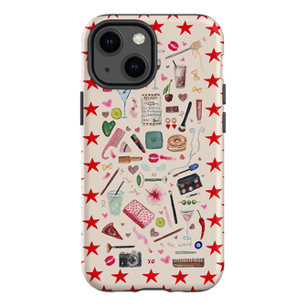 Just A Girl Printed Phone Cases iPhone 13 Mini / Armoured by BG. Studio - The Dairy