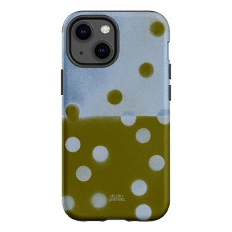 Lake Polka Dot Printed Phone Cases iPhone 13 Mini / Armoured by Jasmine Dowling - The Dairy
