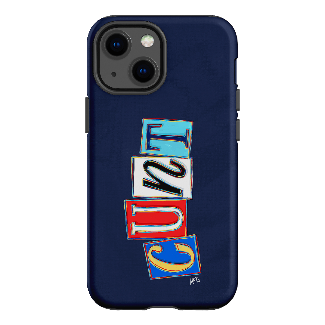 Lil Cnts Blue Printed Phone Cases iPhone 13 Mini / Armoured by Margarbs Art - The Dairy