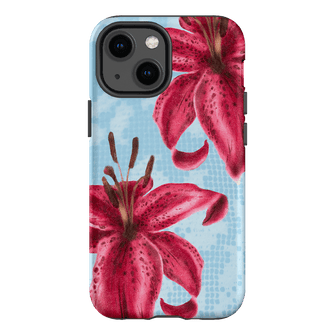 Lillies Printed Phone Cases iPhone 13 Mini / Armoured by Sally Hungerford - The Dairy