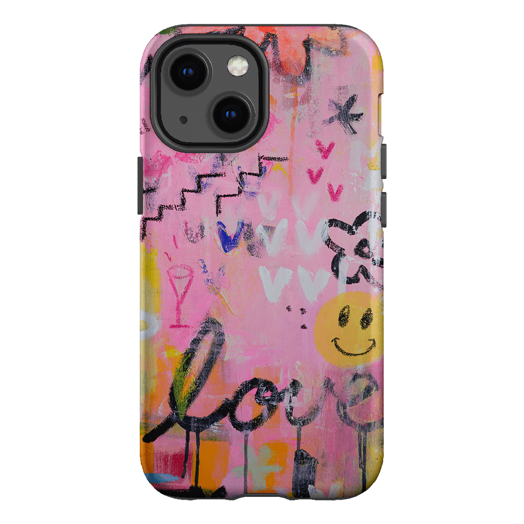Love Smiles Printed Phone Cases iPhone 13 Mini / Armoured by Jackie Green - The Dairy