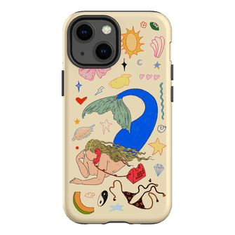 Mermaid Salad Cream Printed Phone Cases iPhone 13 Mini / Armoured by Easty Beasty - The Dairy