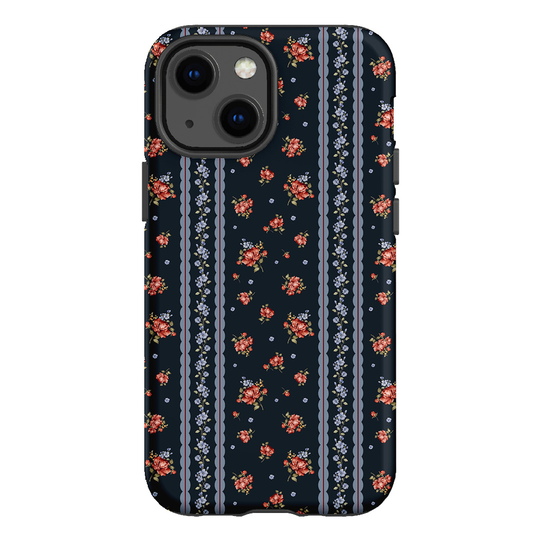 Midnight Stripe Printed Phone Cases iPhone 13 Mini / Armoured by Kasiags Art - The Dairy