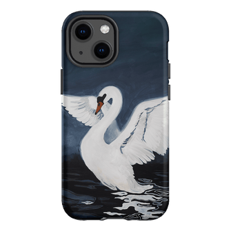 Midnight Swan Printed Phone Cases iPhone 13 Mini / Armoured by Lisa Hu - The Dairy