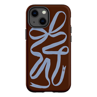 Mocha Ribbon Printed Phone Cases iPhone 13 Mini / Armoured by Jasmine Dowling - The Dairy