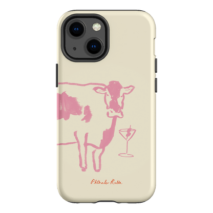 Mootini Pink Printed Phone Cases iPhone 13 Mini / Armoured by Phthalo Ruth - The Dairy