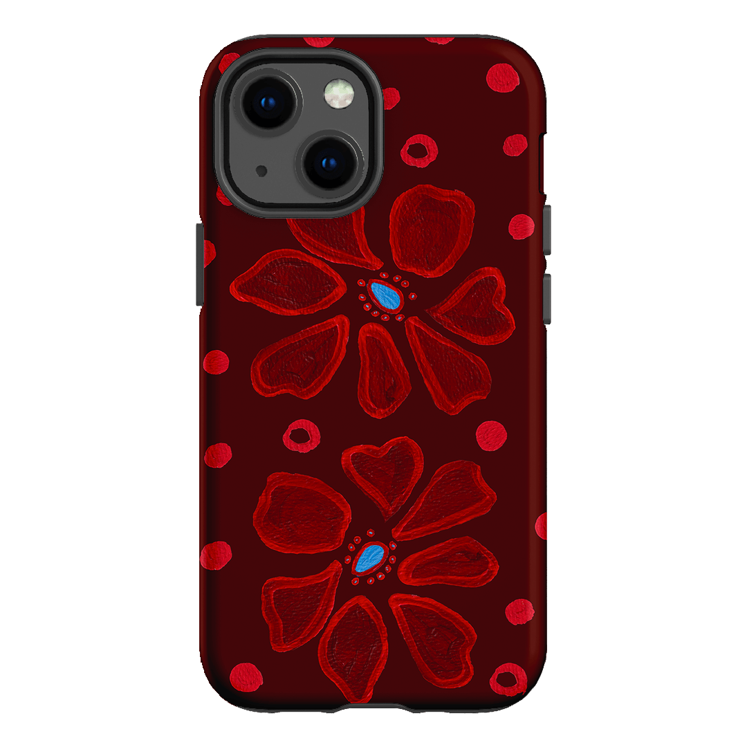 Painted Petal Rouge Printed Phone Cases iPhone 13 Mini / Armoured by BG. Studio - The Dairy
