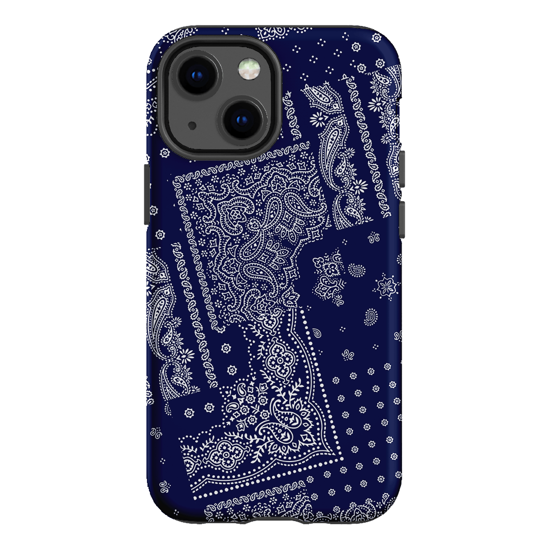 Paisley Indigo Printed Phone Cases iPhone 13 Mini / Armoured by The Dairy - The Dairy