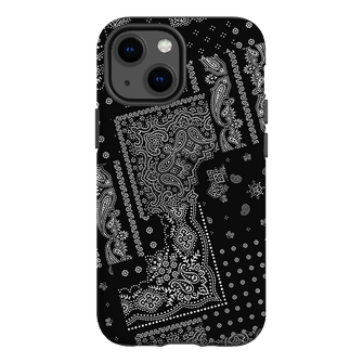 Paisley Noir Printed Phone Cases iPhone 13 Mini / Armoured by The Dairy - The Dairy