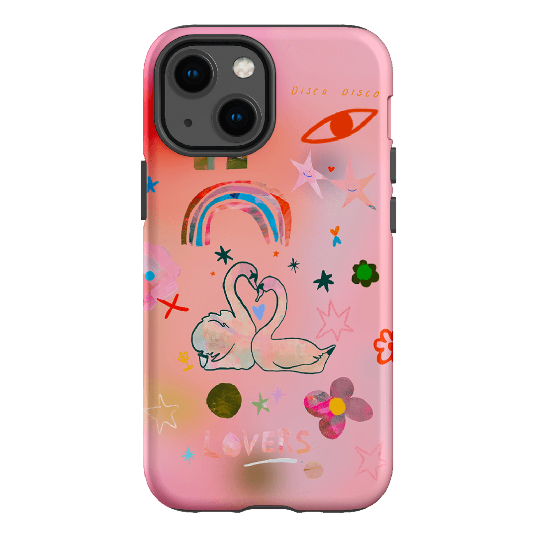 Pink Swan Printed Phone Cases iPhone 13 Mini / Armoured by Kate Eliza - The Dairy