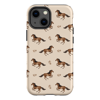 Running Horse Printed Phone Cases iPhone 13 Mini / Armoured by Kasiags Art - The Dairy