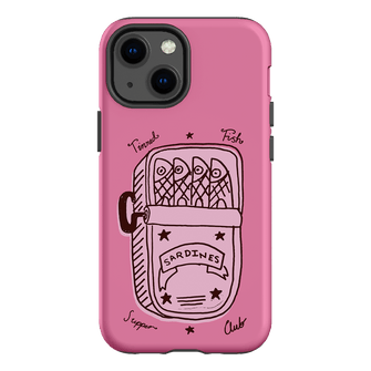 Sardine Social Pink Printed Phone Cases iPhone 13 Mini / Armoured by The Dairy - The Dairy