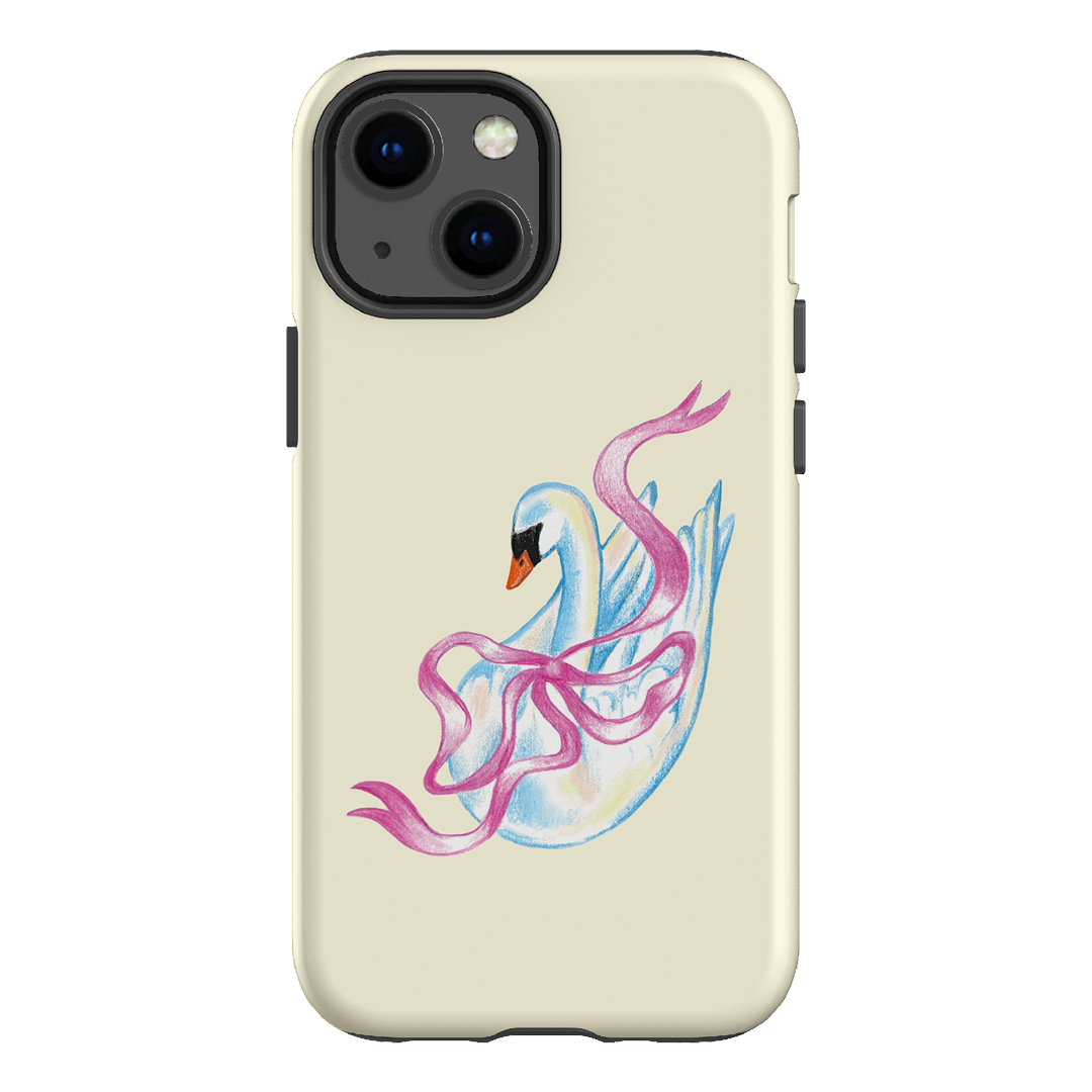 Satin Swan Printed Phone Cases iPhone 13 Mini / Armoured by Femke Studio - The Dairy