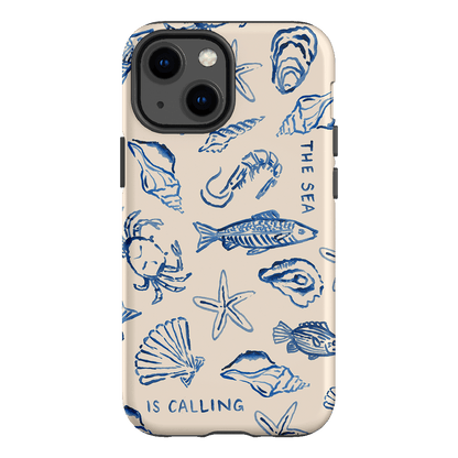 Sea Call Printed Phone Cases iPhone 13 Mini / Armoured by Cass Deller - The Dairy