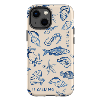 Sea Call Printed Phone Cases iPhone 13 Mini / Armoured by Cass Deller - The Dairy