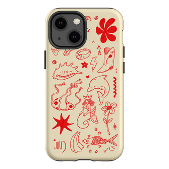 Spiced Cowboy Cream Printed Phone Cases iPhone 13 Mini / Armoured by Easty Beasty - The Dairy