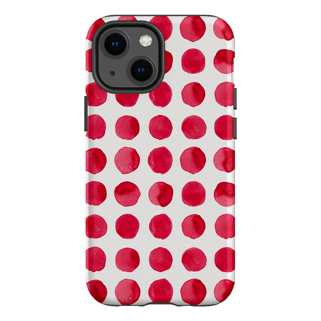 Spots in Red Printed Phone Cases by The Dairy - The Dairy