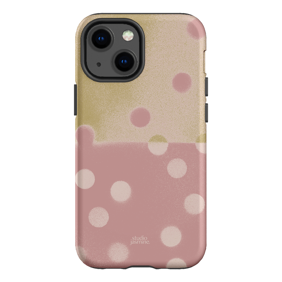 Strawberry Polka Dot Printed Phone Cases iPhone 13 Mini / Armoured by Jasmine Dowling - The Dairy