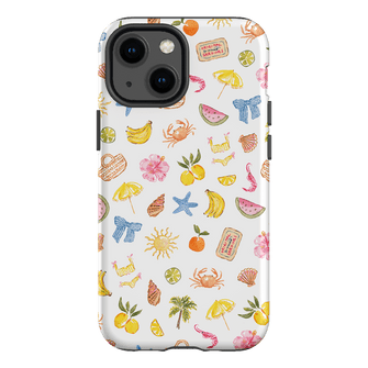 Summer Icons Printed Phone Cases iPhone 13 Mini / Armoured by Cass Deller - The Dairy