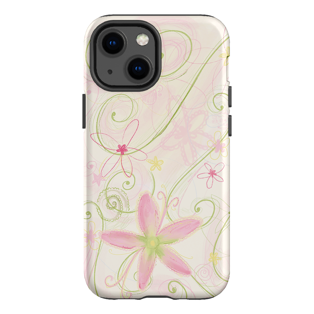 Swirl Pink Printed Phone Cases iPhone 13 Mini / Armoured by Kayla Carr - The Dairy